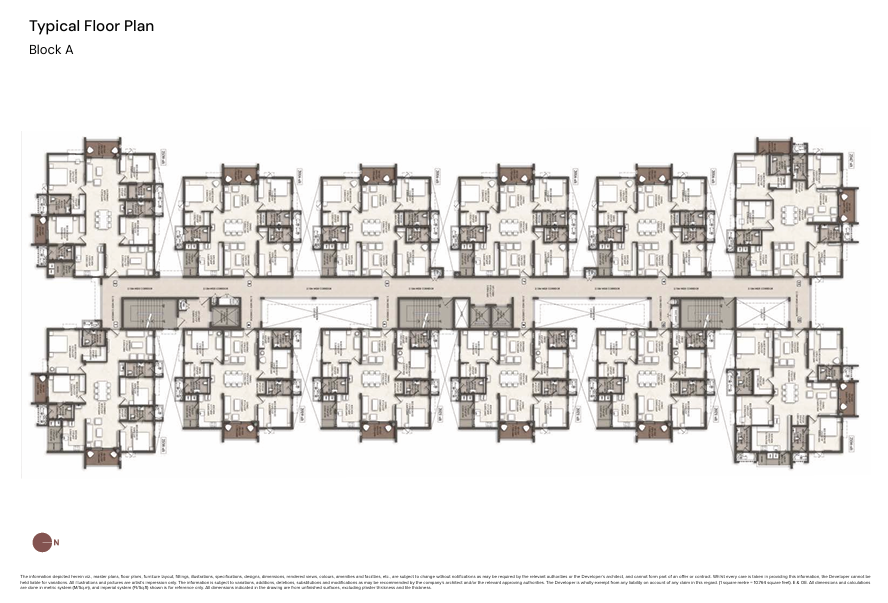 Rajapushpa Skyra - Floor plan1