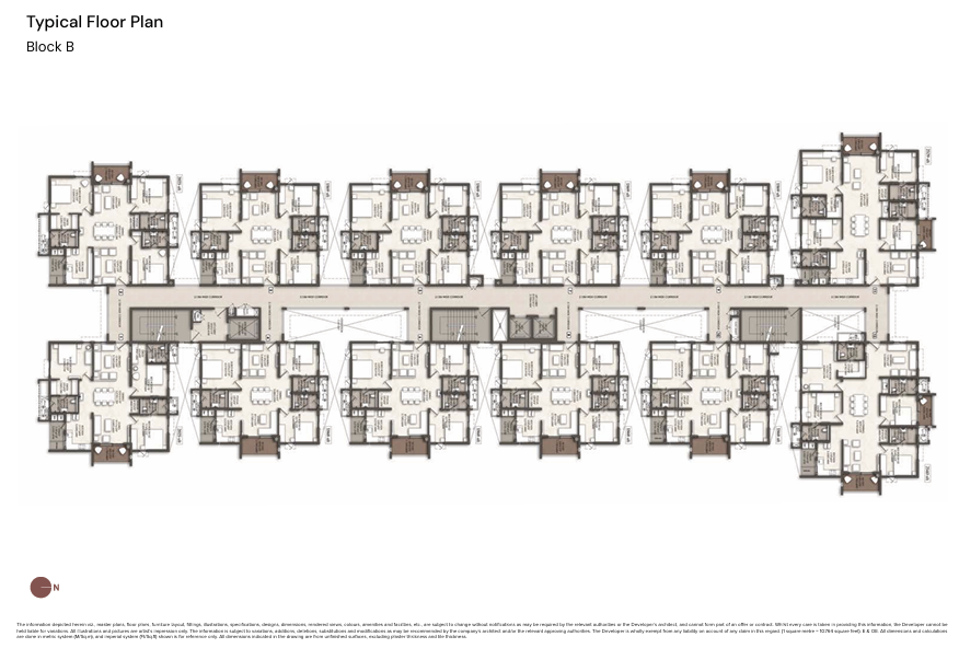 Rajapushpa Skyra - Floor plan2