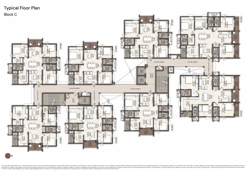 Rajapushpa Skyra - Floor plan2